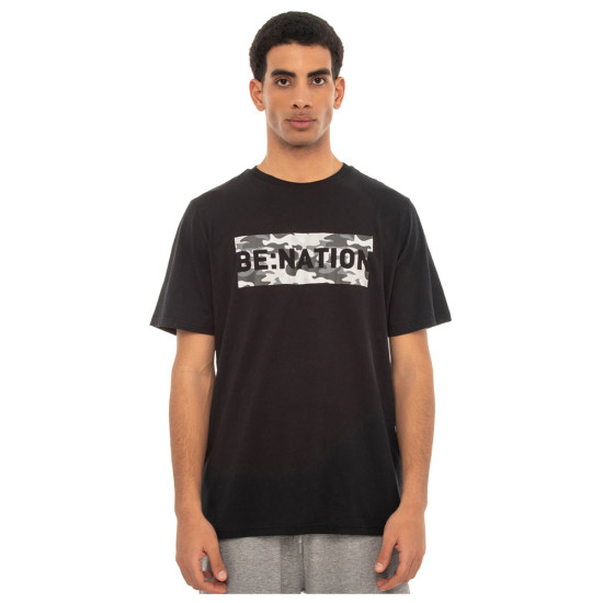 Be Nation Ανδρική κοντομάνικη μπλούζα Camo Print Tee